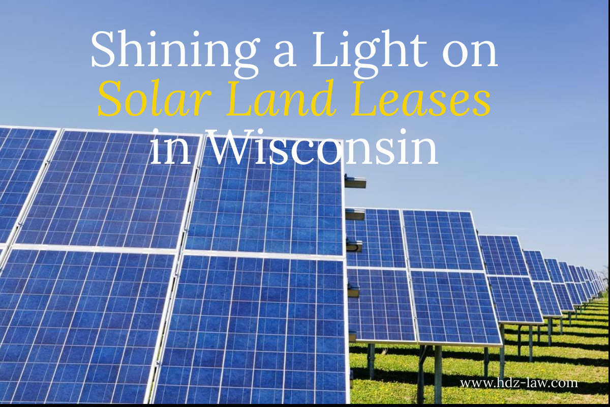 solar land leases in Wisconsin